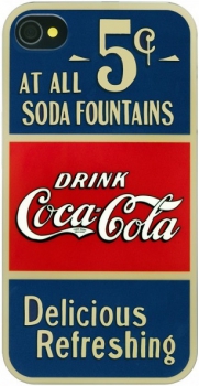 Чехол для iPhone 4/4S Coca Cola Old 5 Cents Чехол для iPhone 4/4S Coca Cola Old 5 Cents